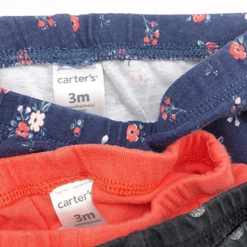 Carter's baby girl leggings - set of 4
